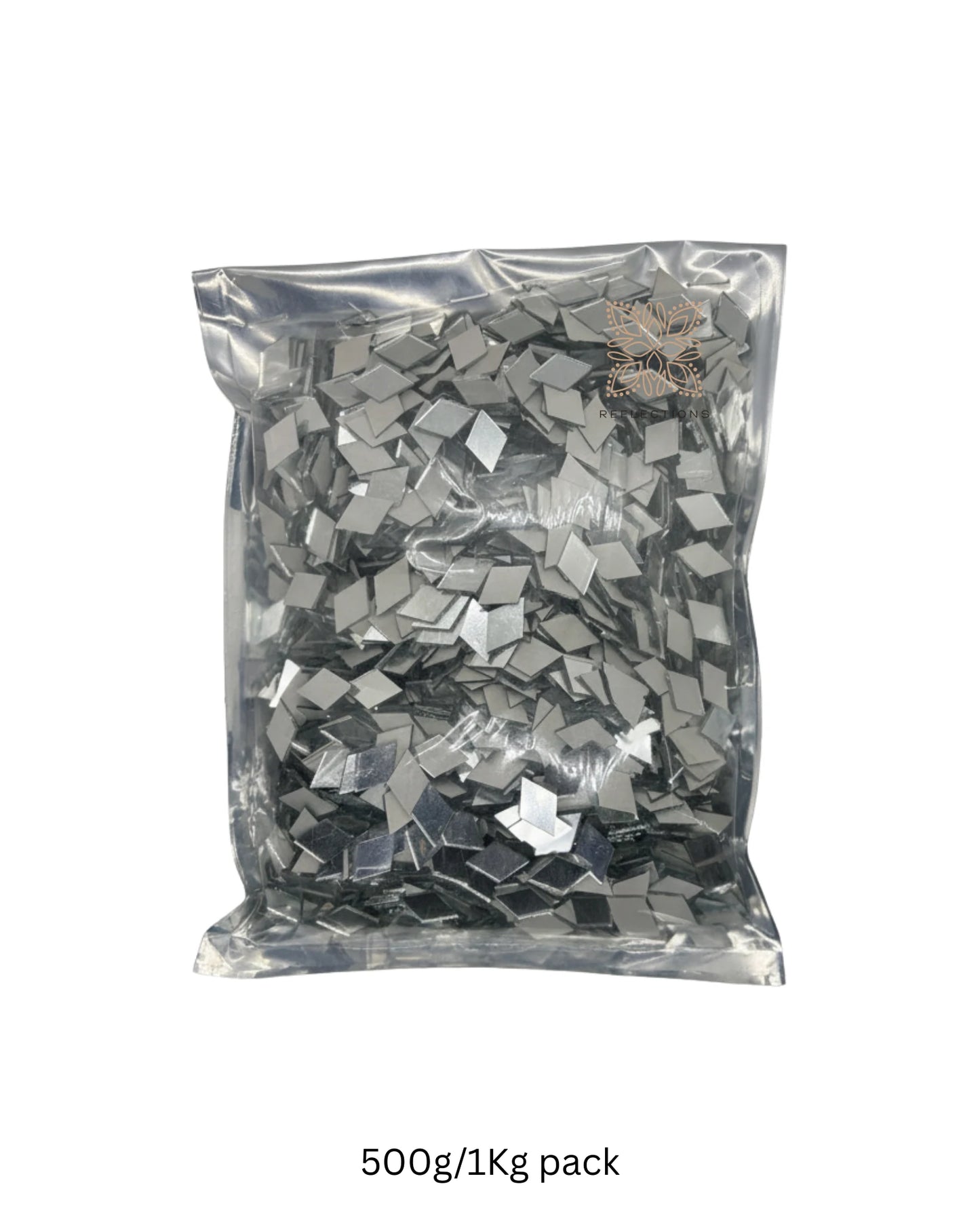 Diamond Shape Mirror Pieces for Lippan, Mandala & DIY Art