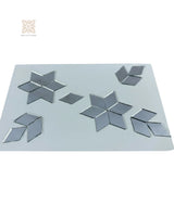 Diamond Shape Mirror Pieces for Lippan, Mandala & DIY Art
