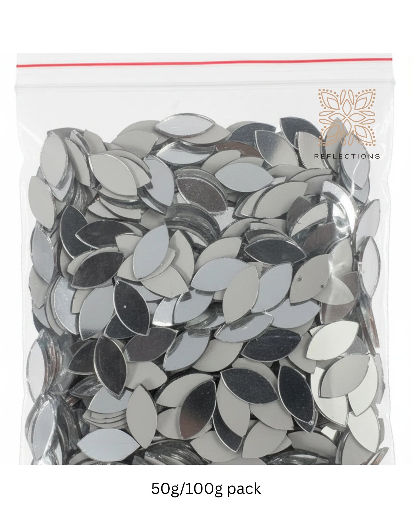 Eye Shape Mirror Pieces for Lippan, Mandala & DIY Art