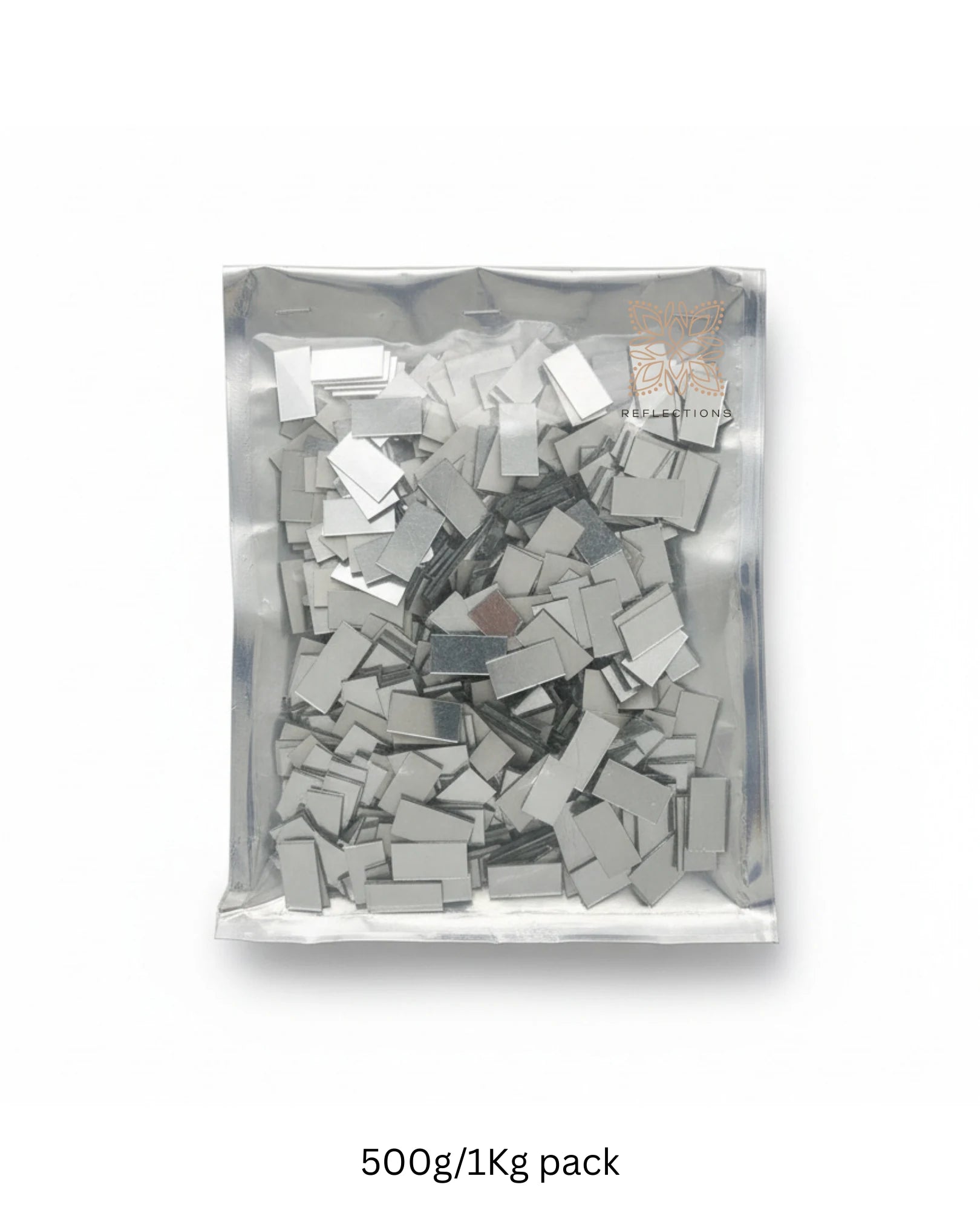 Rectangular Shape Mirror Pieces for Lippan, Mandala & DIY Art