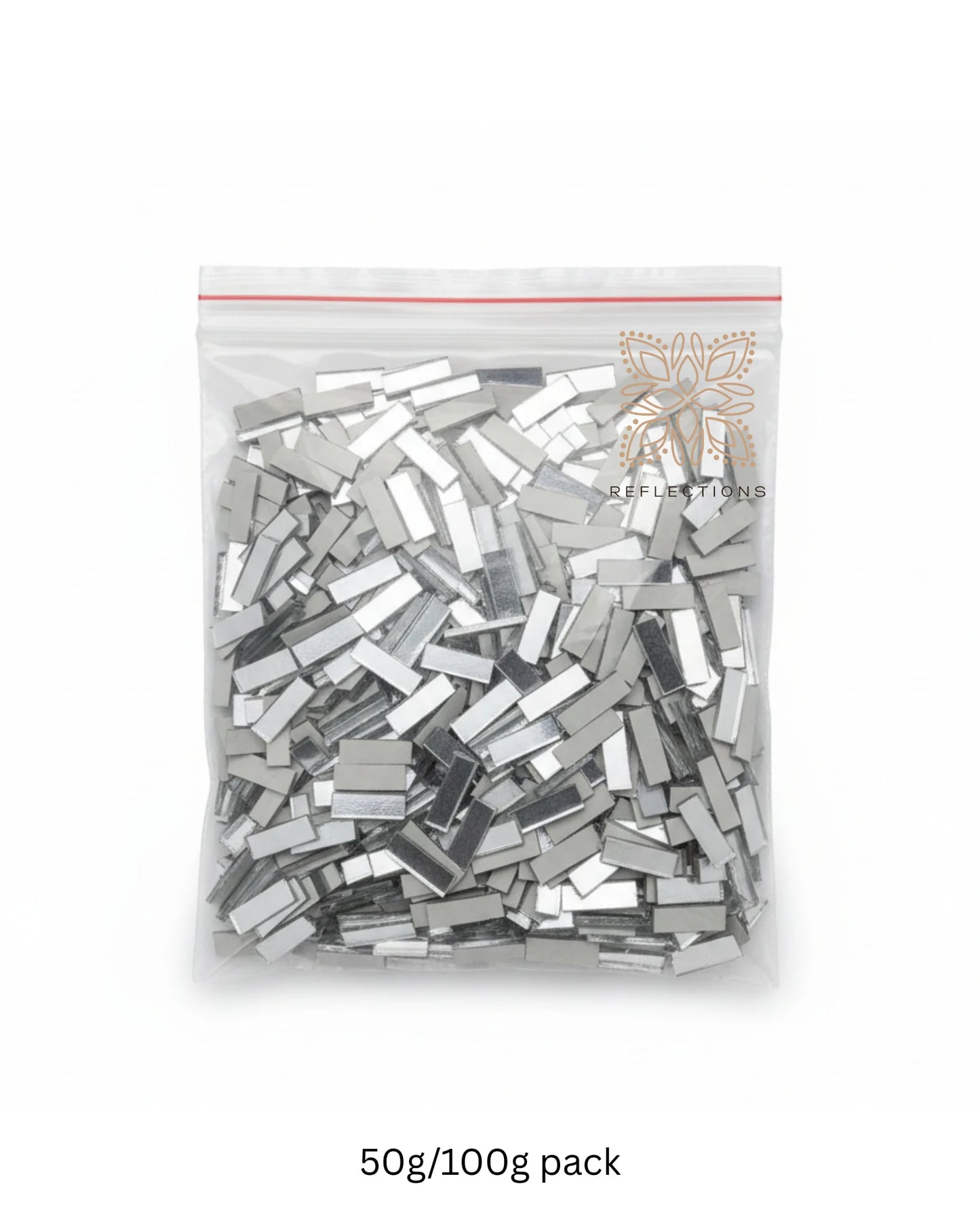 Rectangular Shape Mirror Pieces for Lippan, Mandala & DIY Art