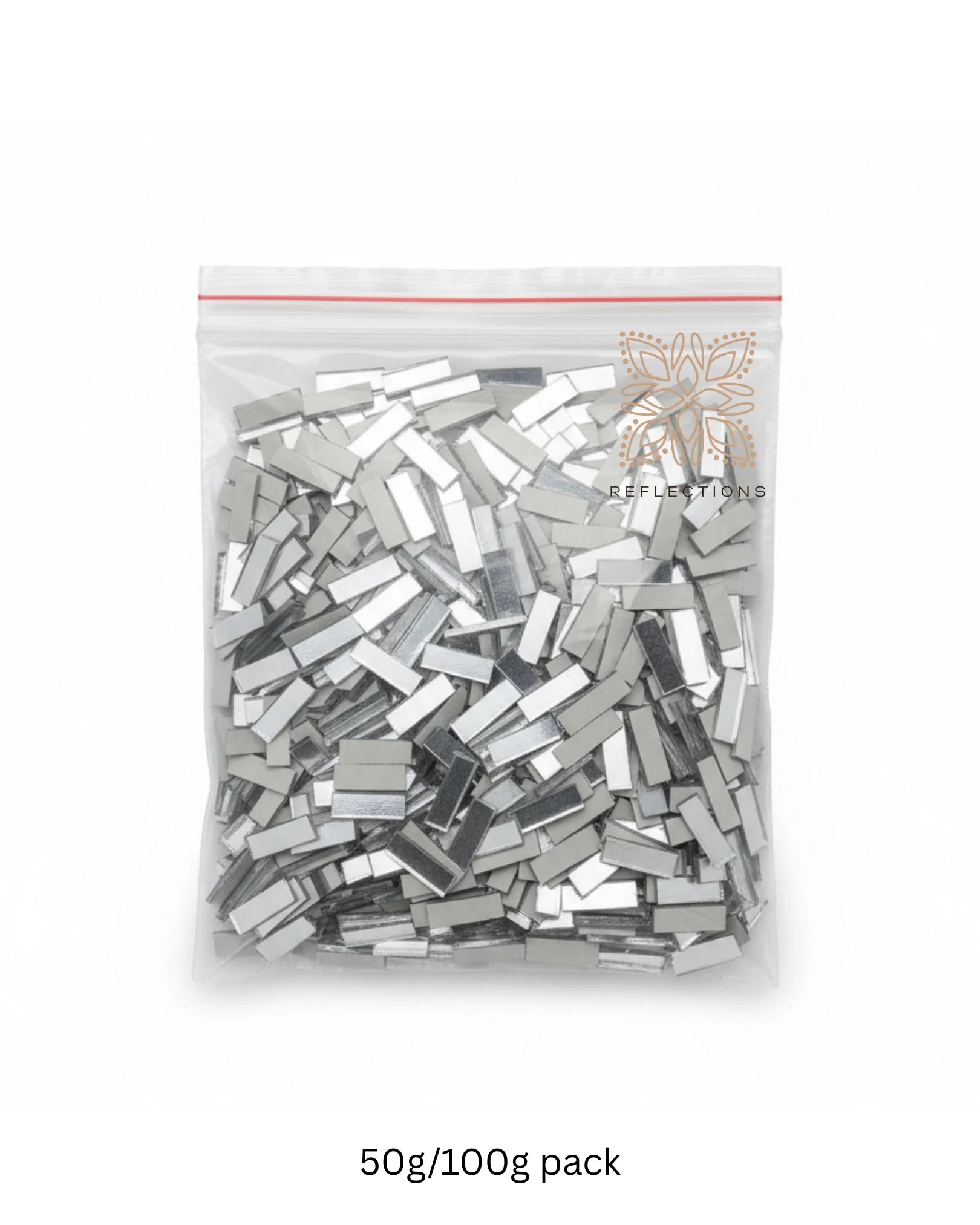 Rectangular Shape Mirror Pieces for Lippan, Mandala & DIY Art