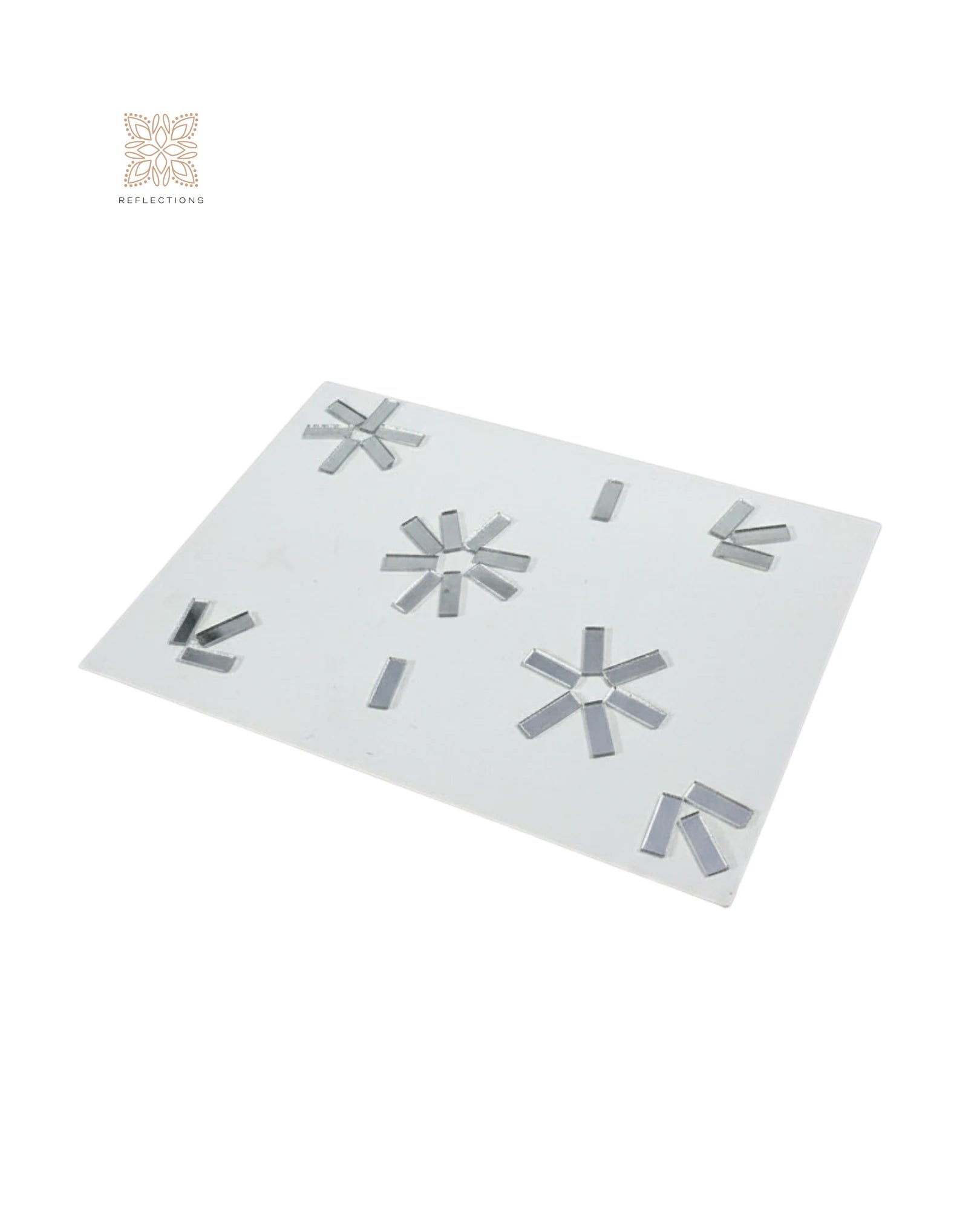 Rectangular Shape Mirror Pieces for Lippan, Mandala & DIY Art