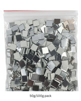 Square Shape Mirror Pieces for Lippan, Mandala & DIY Art