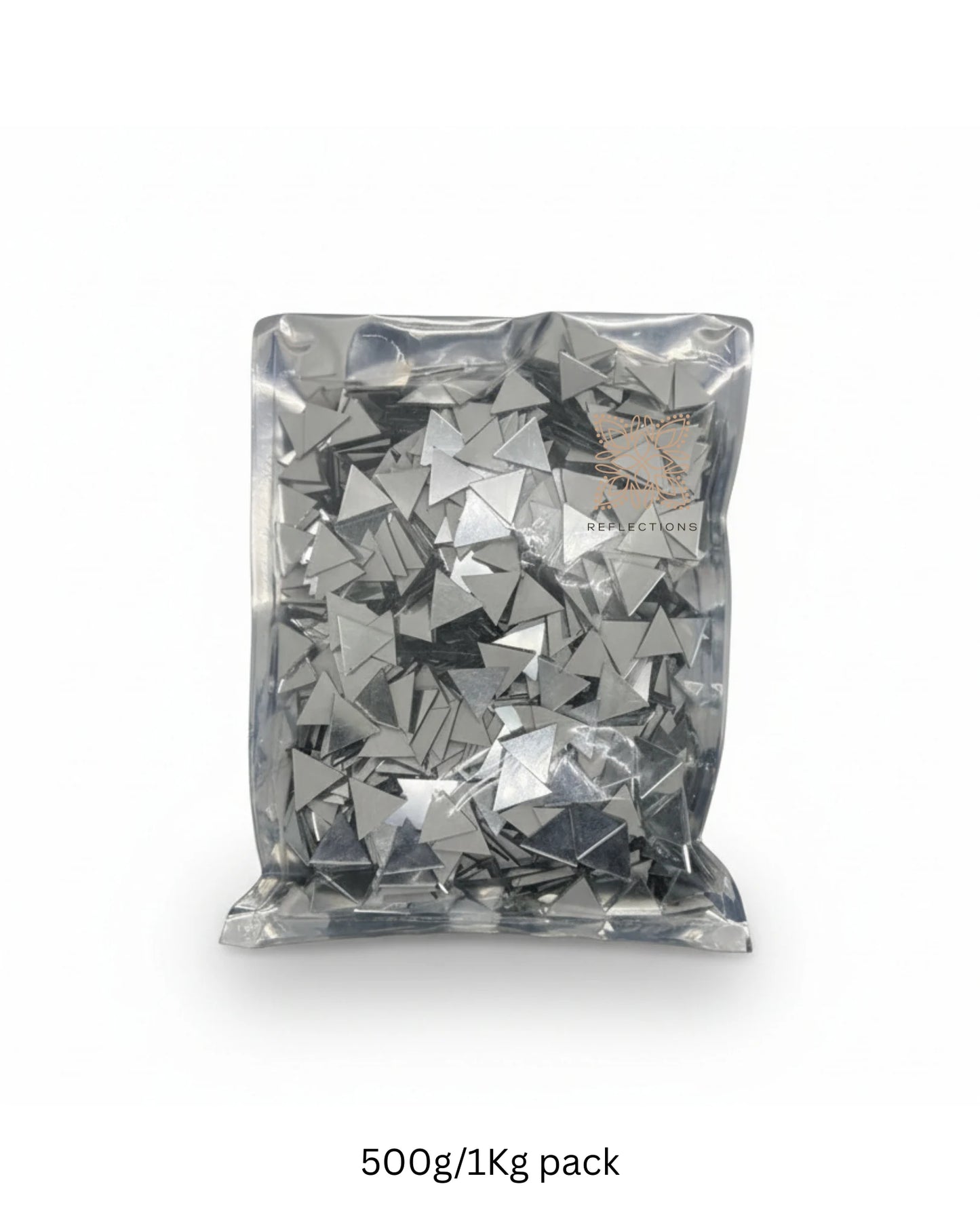 Triangle Shape Mirror Pieces for Lippan, Mandala & DIY Art