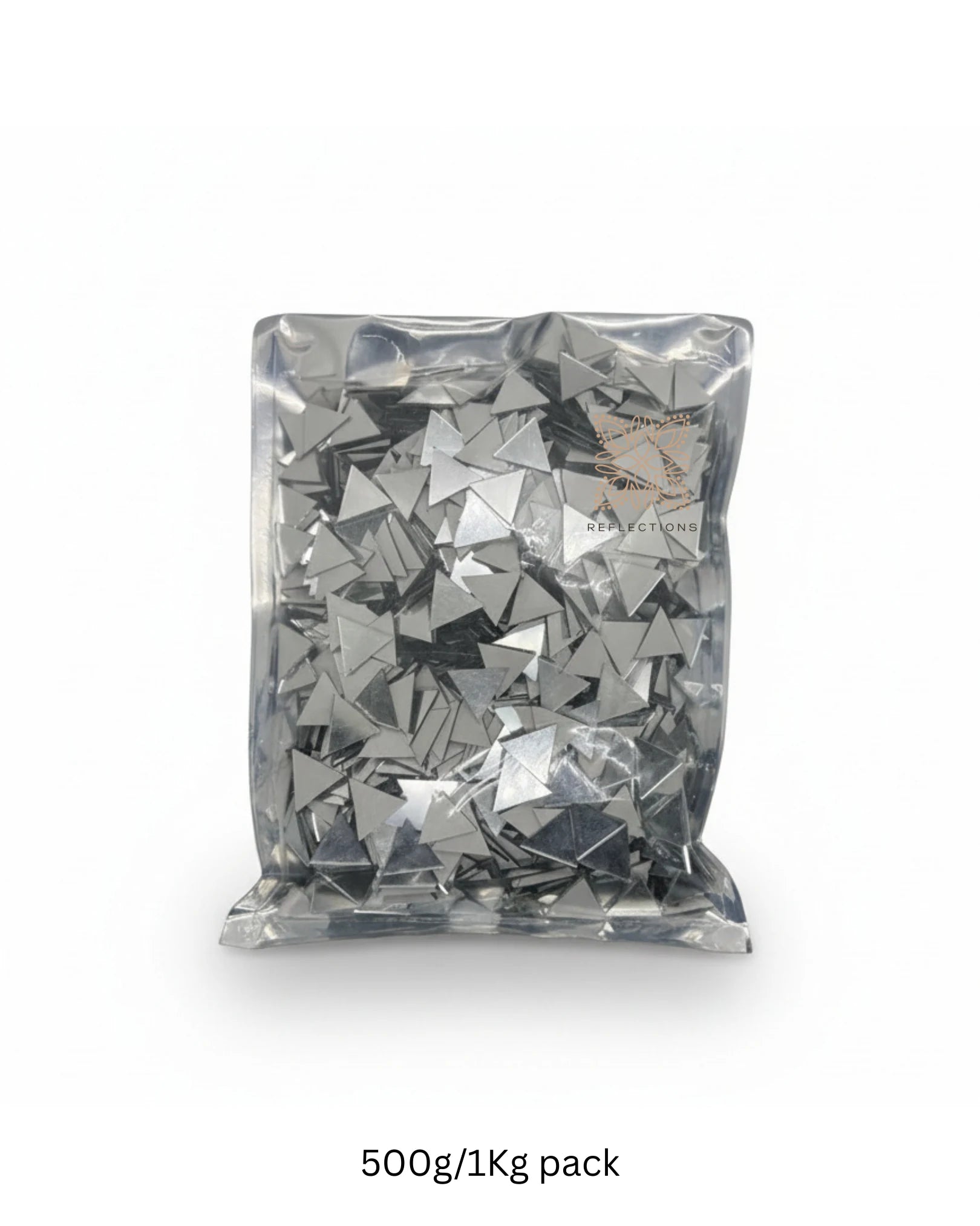 Triangle Shape Mirror Pieces for Lippan, Mandala & DIY Art